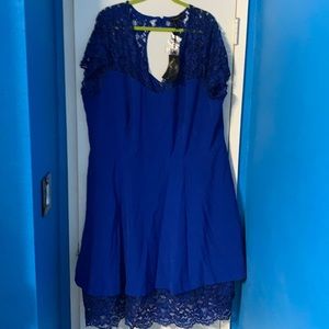 Christian Soriano Blue Dress for Lane Bryant.